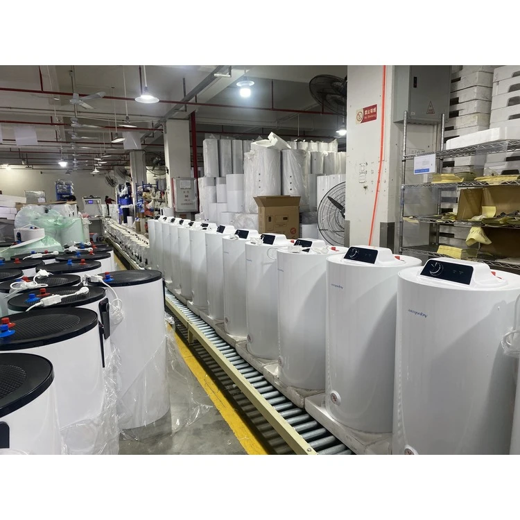 Electric storage water heaters on the ANTO production line Electric storage water heaters on the ANTO production line